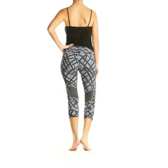 *Athleta Splash Relay Cropped Bamboo Print Gray Size S - Picture 3 of 12